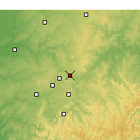 Nearby Forecast Locations - Rogers - Carte