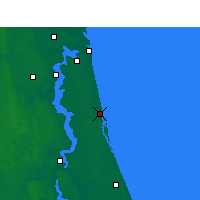 Nearby Forecast Locations - St Augustine - Carte