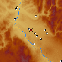 Nearby Forecast Locations - Caldwell - Carte