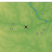 Nearby Forecast Locations - Lawrence - Carte