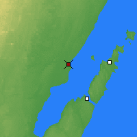 Nearby Forecast Locations - Menominee - Carte