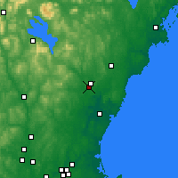 Nearby Forecast Locations - Rochester - Carte