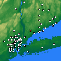 Nearby Forecast Locations - White Plains - Carte