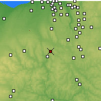 Nearby Forecast Locations - Wooster - Carte