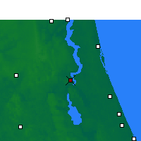 Nearby Forecast Locations - Palatka - Carte