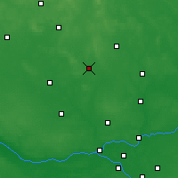 Nearby Forecast Locations - Ciechanów - Carte
