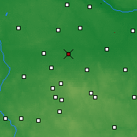 Nearby Forecast Locations - Piątek - Carte