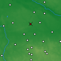 Nearby Forecast Locations - Kutno - Carte