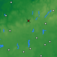 Nearby Forecast Locations - Bytów - Carte