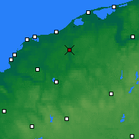 Nearby Forecast Locations - Słupsk - Carte