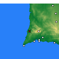 Nearby Forecast Locations - Aljezur - Carte