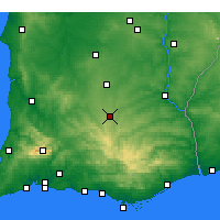 Nearby Forecast Locations - Almodôvar - Carte