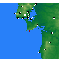 Nearby Forecast Locations - Sesimbra - Carte