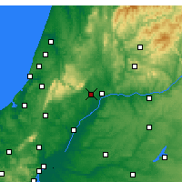 Nearby Forecast Locations - Torres Novas - Carte