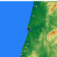Nearby Forecast Locations - Figueira da Foz - Carte