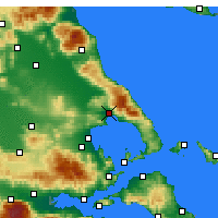 Nearby Forecast Locations - Vólos - Carte