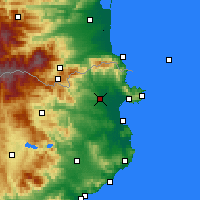 Nearby Forecast Locations - Figueras - Carte