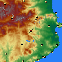 Nearby Forecast Locations - Olot - Carte