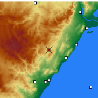Nearby Forecast Locations - Albocàsser - Carte
