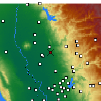 Nearby Forecast Locations - Marysville AF - Carte