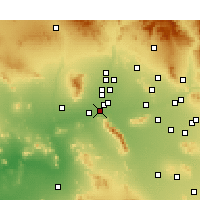Nearby Forecast Locations - Goodyear - Carte