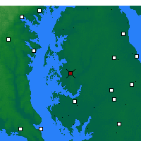 Nearby Forecast Locations - Easton - Carte