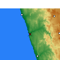 Nearby Forecast Locations - Kleinzee - Carte