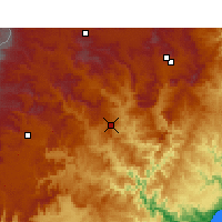 Nearby Forecast Locations - Mount Frere - Carte