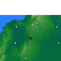 Nearby Forecast Locations - Sahagún - Carte
