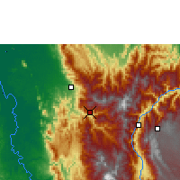 Nearby Forecast Locations - Dabeiba - Carte
