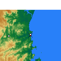 Nearby Forecast Locations - Itajaí - Carte