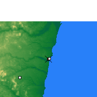 Nearby Forecast Locations - Porto Seguro - Carte