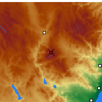 Nearby Forecast Locations - Sierra de Javalambre - Carte