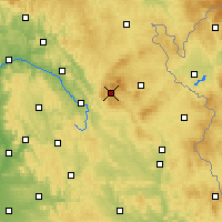 Nearby Forecast Locations - Warmensteinach - Carte