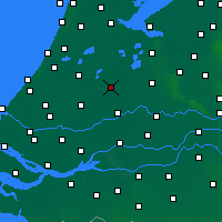 Nearby Forecast Locations - Woerden - Carte