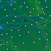Nearby Forecast Locations - Beneden-Leeuwen - Carte