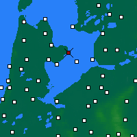 Nearby Forecast Locations - Enkhuizen - Carte