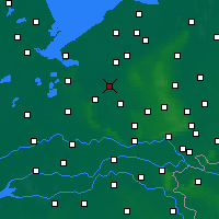 Nearby Forecast Locations - Nijkerk - Carte