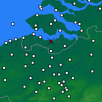 Nearby Forecast Locations - Terneuzen - Carte