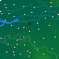 Nearby Forecast Locations - Waalwijk - Carte