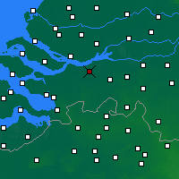 Nearby Forecast Locations - Zevenbergen - Carte