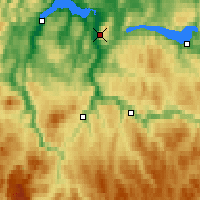 Nearby Forecast Locations - Vassfjellet - Carte