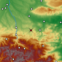 Nearby Forecast Locations - Corbières - Carte