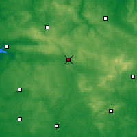 Nearby Forecast Locations - Domfront - Carte