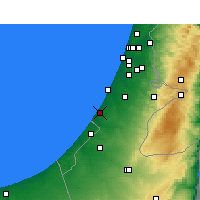 Nearby Forecast Locations - Ashkelon - Carte