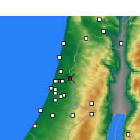 Nearby Forecast Locations - Kafr Qasim - Carte