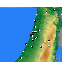 Nearby Forecast Locations - Holon - Carte