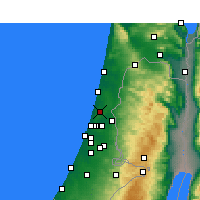 Nearby Forecast Locations - Ra'anana - Carte