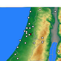 Nearby Forecast Locations - Lod - Carte
