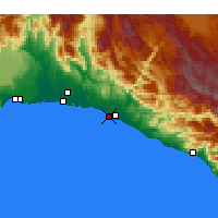 Nearby Forecast Locations - Side - Carte
